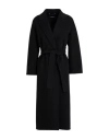 's Max Mara Woman Coat Black Size 8 Virgin Wool