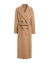 's Max Mara Woman Coat Camel Size 10 Virgin Wool In Beige