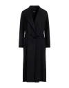 's Max Mara Woman Coat Midnight Blue Size 6 Virgin Wool