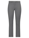 's Max Mara Woman Pants Grey Size 12 Cotton, Polyamide, Elastane