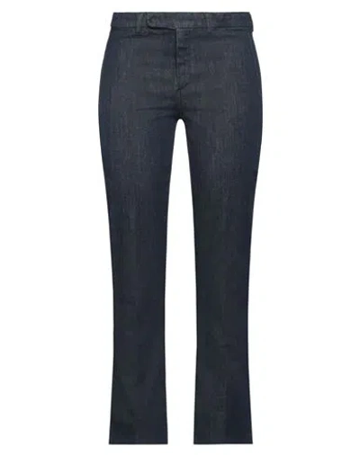 S Max Mara ' Woman Jeans Blue Size 6 Cotton, Elastomultiester, Elastane