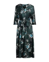 S Max Mara ' Woman Midi Dress Dark Green Size 6 Silk In Green