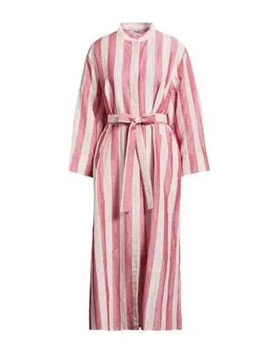 S Max Mara ' Woman Midi Dress Magenta Size 6 Ramie, Cotton