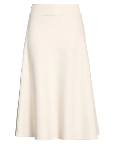 S Max Mara ' Woman Midi Skirt Cream Size 6 Virgin Wool In White