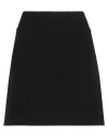 S Max Mara ' Woman Mini Skirt Black Size 6 Virgin Wool