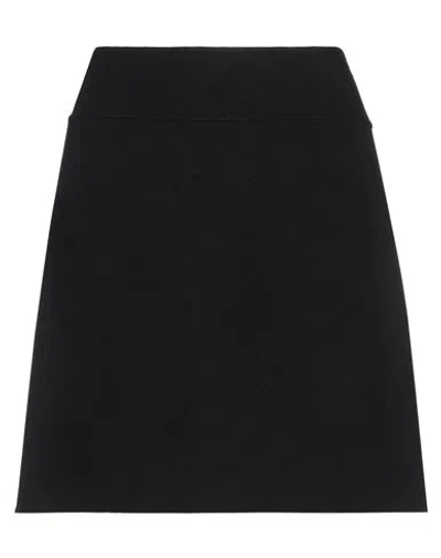 S Max Mara ' Woman Mini Skirt Black Size 6 Virgin Wool