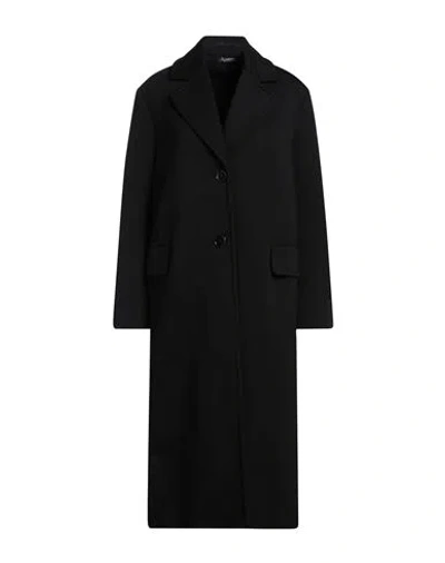 S Max Mara ' Woman Overcoat & Trench Coat Black Size S Viscose, Elastane