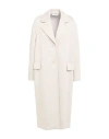 S Max Mara ' Woman Overcoat & Trench Coat Light Grey Size M Viscose, Elastane
