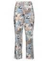 's Max Mara Woman Pants Azure Size 10 Cotton, Elastane In Blue