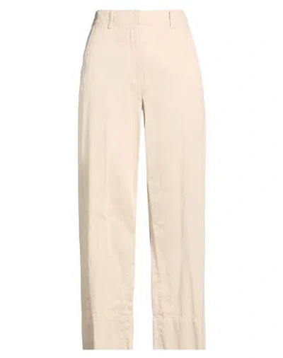 S Max Mara ' Woman Pants Beige Size 4 Cotton