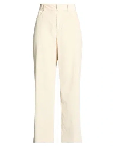 S Max Mara ' Woman Pants Beige Size 8 Cotton