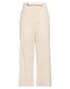 's Max Mara Woman Pants Beige Size 8 Cotton