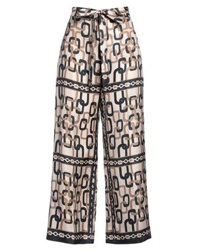 S MAX MARA 'S MAX MARA WOMAN PANTS BEIGE SIZE 8 SILK