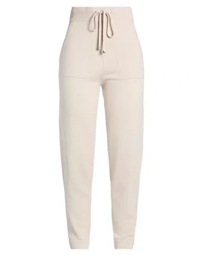 's Max Mara Woman Pants Beige Size Xl Wool, Cashmere