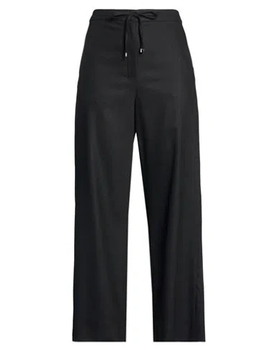 S Max Mara ' Woman Pants Black Size 2 Virgin Wool, Elastane