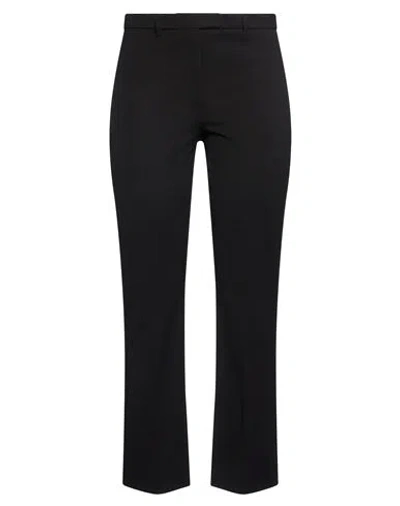 S Max Mara ' Woman Pants Black Size 8 Cotton, Polyamide, Elastane