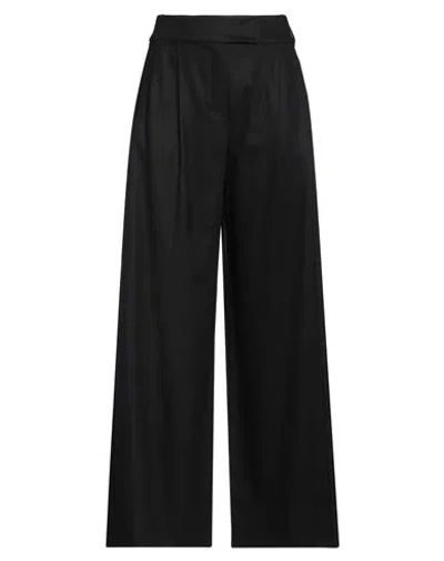 's Max Mara Woman Pants Black Size 8 Virgin Wool, Elastane