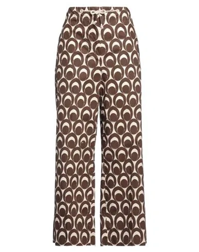 S Max Mara Bray High-waist Palazzo Trousers In Brown