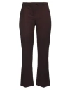 's Max Mara Woman Pants Burgundy Size 12 Cotton, Polyamide, Elastane