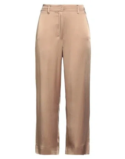 's Max Mara Woman Pants Camel Size 12 Acetate, Viscose