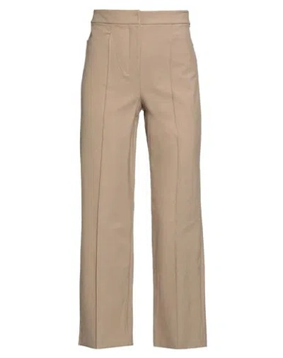 's Max Mara Woman Pants Camel Size 6 Cotton, Polyamide, Elastane In Brown