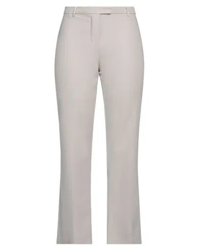 's Max Mara Woman Pants Grey Size 8 Viscose, Cotton, Elastane
