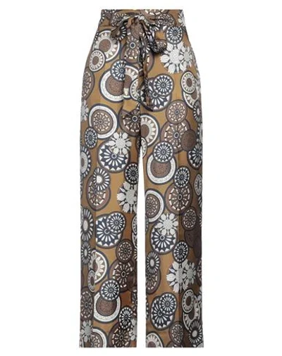 S MAX MARA 'S MAX MARA WOMAN PANTS KHAKI SIZE 6 SILK