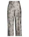 'S MAX MARA 'S MAX MARA WOMAN PANTS LEAD SIZE 10 POLYESTER, METALLIC FIBER, SILK, POLYAMIDE