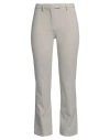 S Max Mara Creased Slim Fit Ankle Length Trousers In Grey