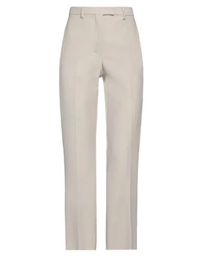 S Max Mara ' Woman Pants Light Grey Size 10 Viscose, Cotton, Elastane In Grey