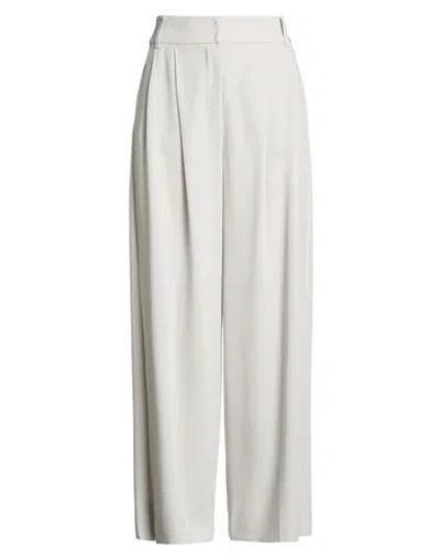 S Max Mara ' Woman Pants Light Grey Size 8 Virgin Wool