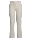 's Max Mara Woman Pants Light Grey Size 8 Viscose, Cotton, Elastane