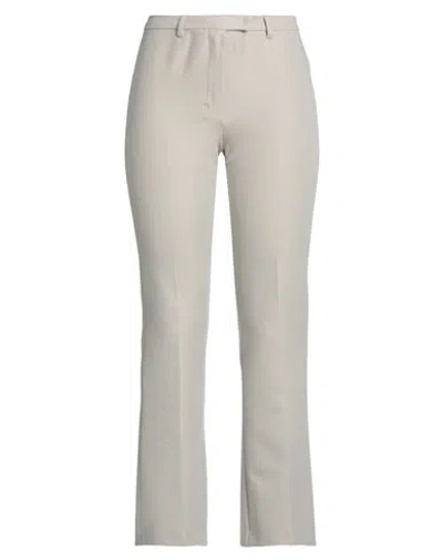 's Max Mara Woman Pants Light Grey Size 8 Viscose, Cotton, Elastane