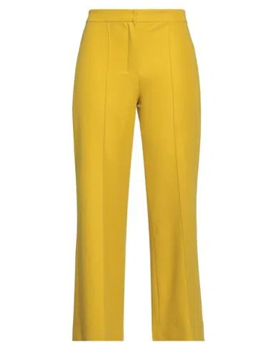 's Max Mara Woman Pants Marigold Size 8 Viscose, Cotton, Elastane In Yellow