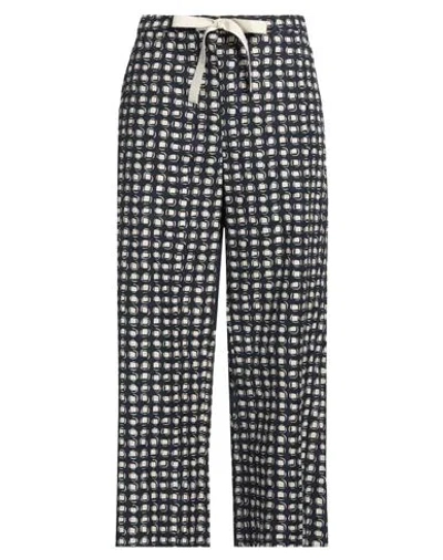 's Max Mara Woman Pants Midnight Blue Size 8 Cotton