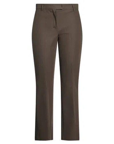 S Max Mara ' Woman Pants Military Green Size 6 Cotton, Viscose, Elastane