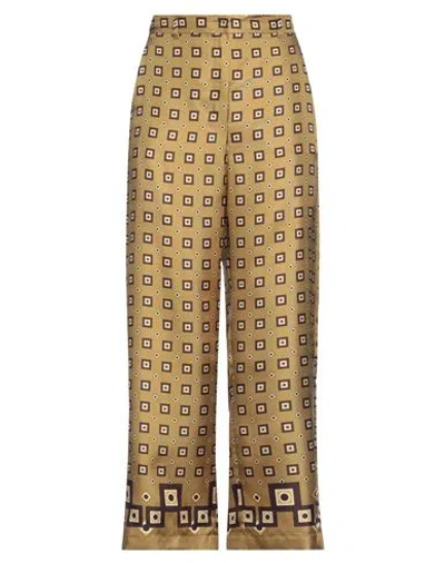 'S MAX MARA 'S MAX MARA WOMAN PANTS MUSTARD SIZE 4 SILK