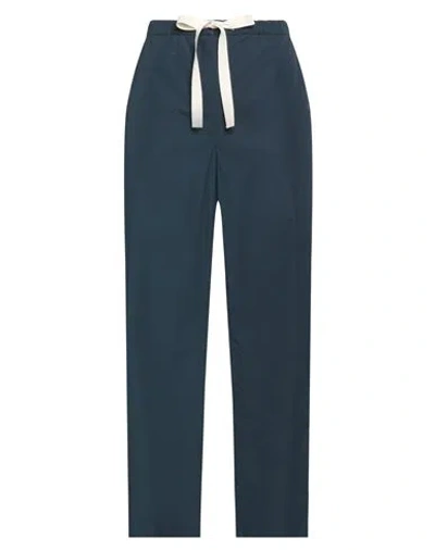 's Max Mara Woman Pants Navy Size 10 Cotton