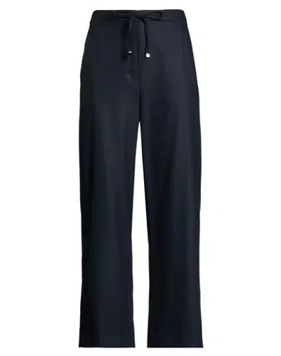 S Max Mara ' Woman Pants Navy Size 8 Virgin Wool, Elastane