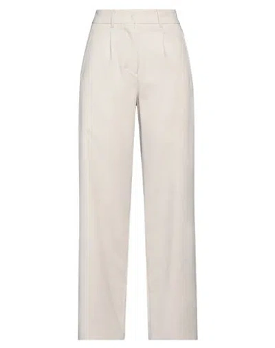 's Max Mara Woman Pants Off White Size 10 Polyamide, Cotton, Elastane