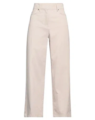 's Max Mara Woman Pants Off White Size 6 Cotton