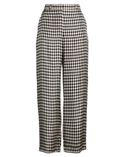 S Max Mara ' Woman Pants Off White Size 6 Silk