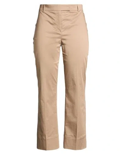 S Max Mara ' Woman Pants Sand Size 2 Cotton, Elastane In Beige