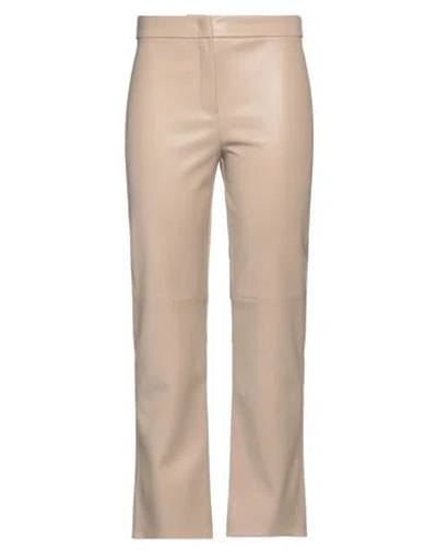 S Max Mara ' Woman Pants Sand Size S Polyester, Polyurethane Resin In Beige