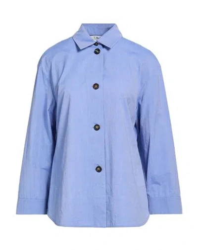 's Max Mara Woman Shirt Light Blue Size 2 Cotton