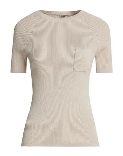 S Max Mara ' Woman Sweater Beige Size Xl Cotton In Multi