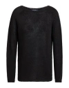 's Max Mara Woman Sweater Black Size S Linen