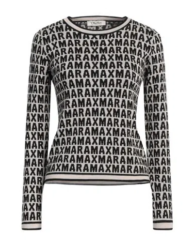 's Max Mara Woman Sweater Black Size S Virgin Wool