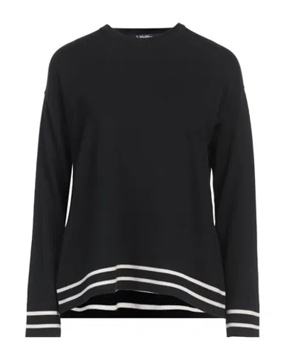 's Max Mara Woman Sweater Black Size S Virgin Wool