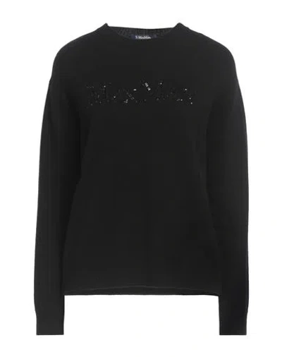 's Max Mara Woman Sweater Black Size Xs Wool, Cashmere